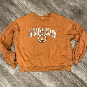 Hollister crewneck sweatshirt. Size M. Burnt orange color